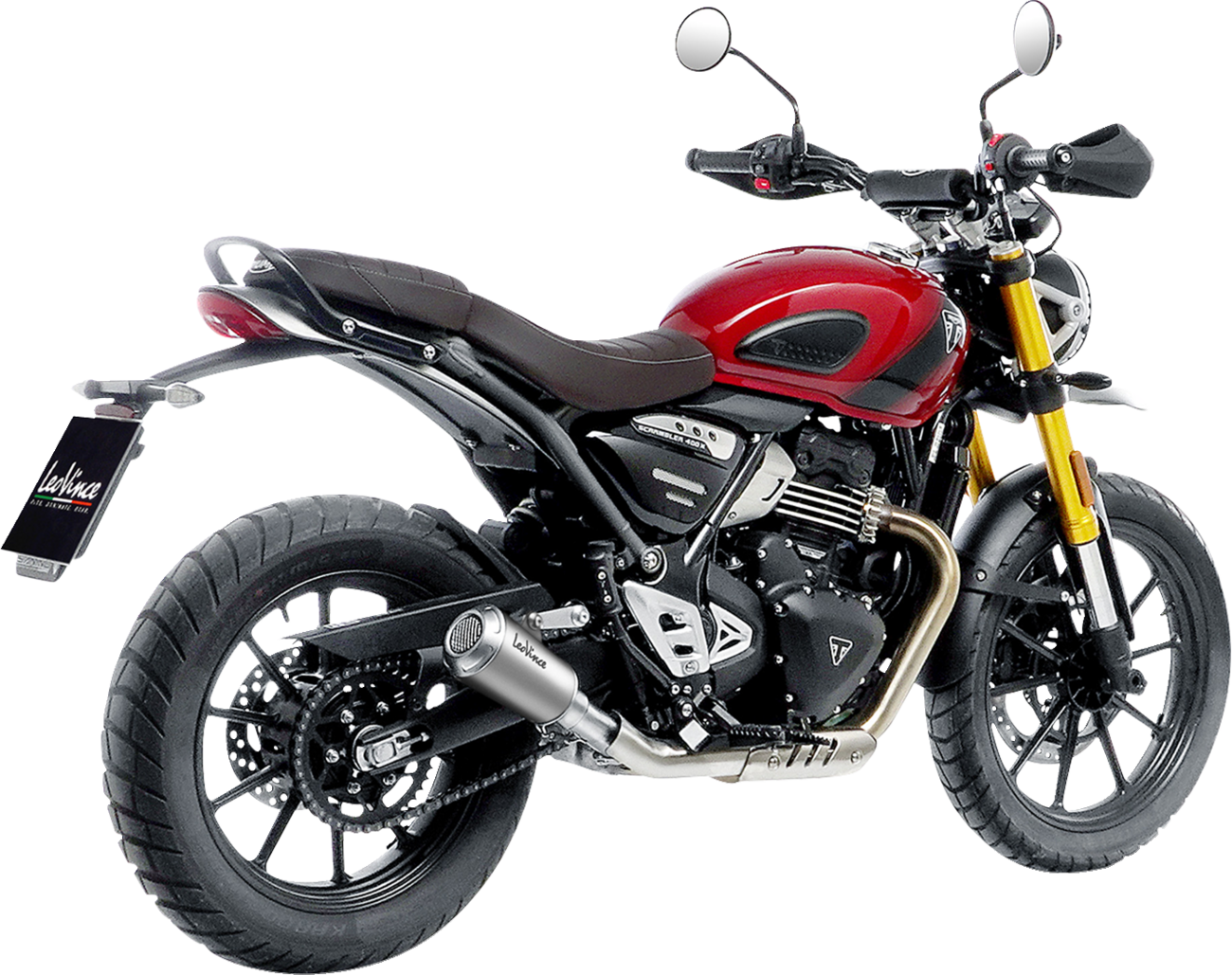 LeoVince LV-10 Slip-On Exhaust Triumph Speed 400 / Scrambler 400 X 2024