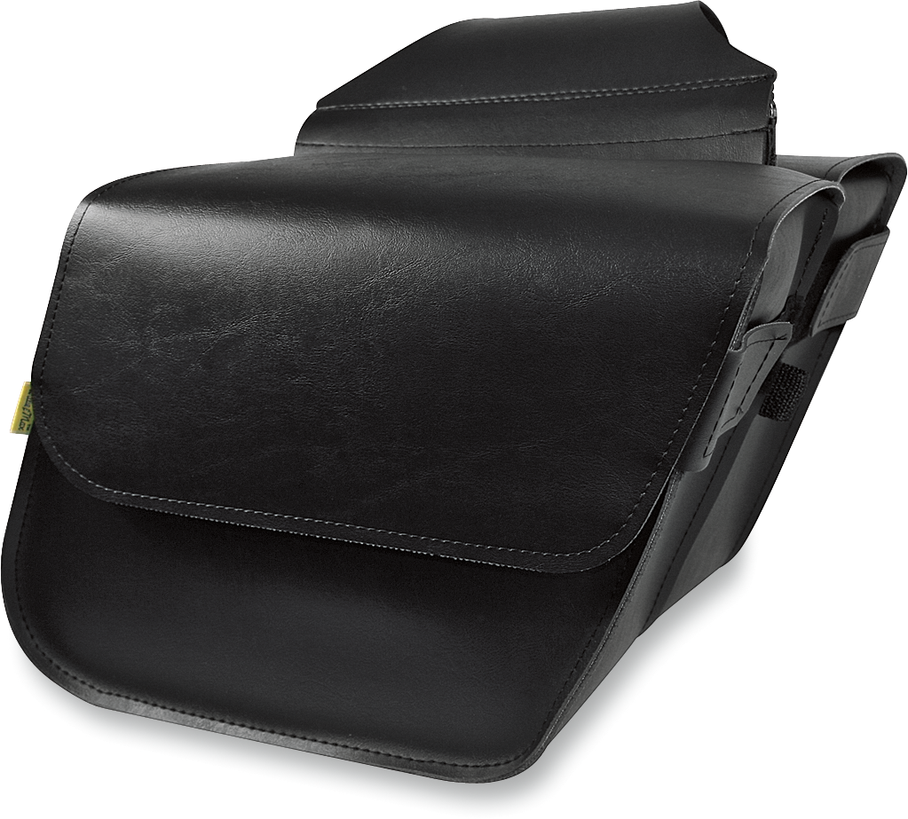 WILLIE & MAX LUGGAGE (58801-00) Raptor Saddlebags | Raptor Saddlebag - Black - Compact Slant