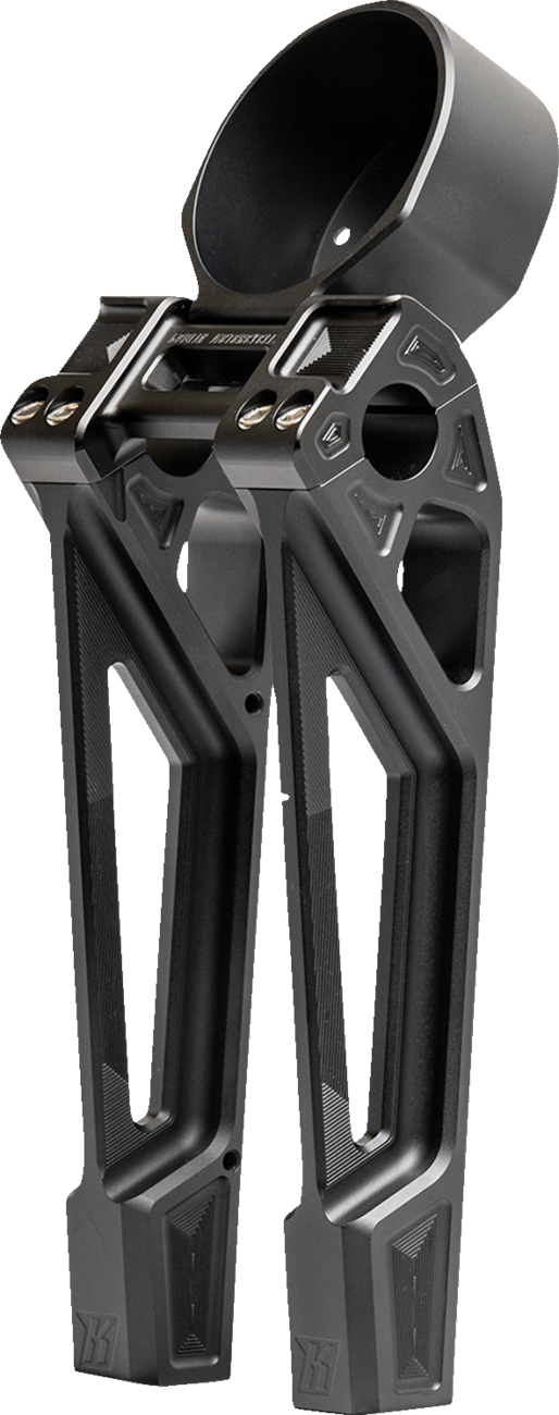 Kodlin usa Fastback Risers - Includes Clamp & Gauge Bracket - 10" - Black 2022-2024 Harley Davidson FXLRS Low Rider S 117