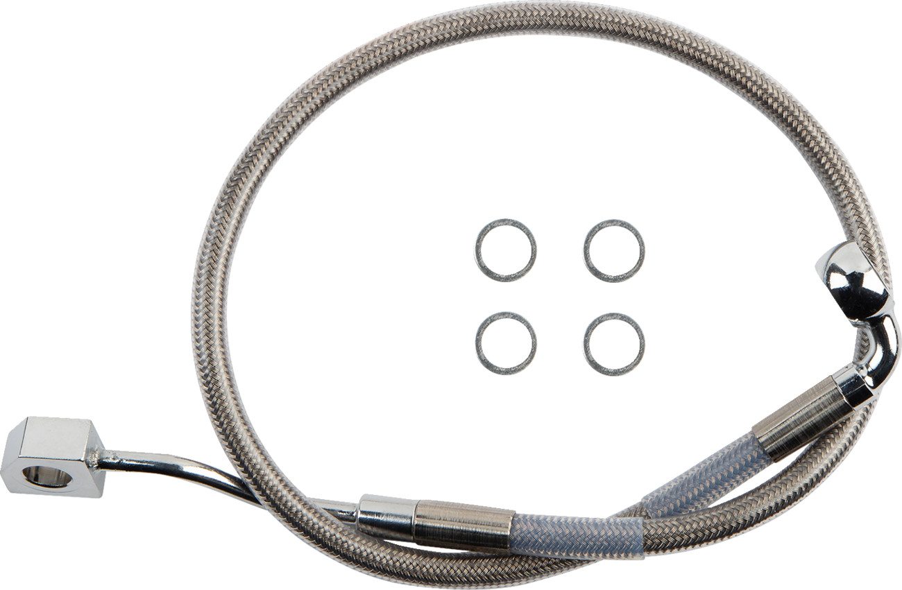 Drag Specialties Rear Brake Line Kit For Harley ABS Softail 2018-2024
