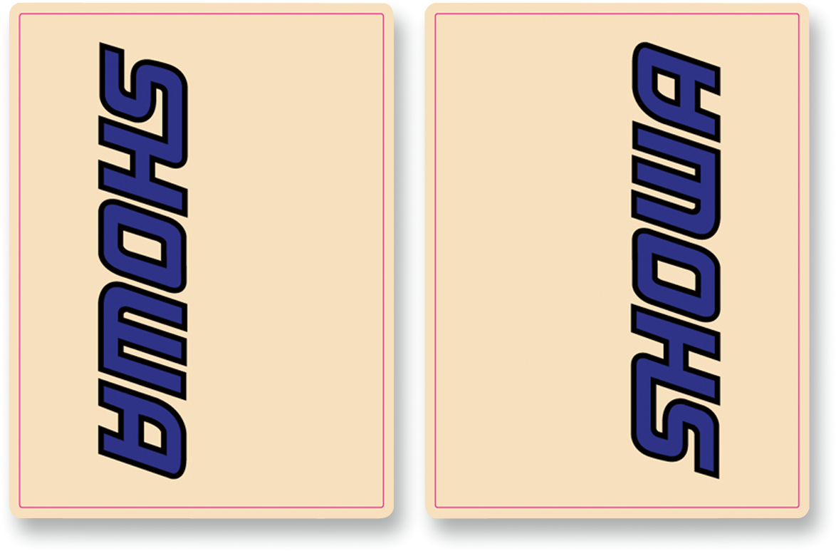 FLU DESIGNS INC. Upper Fork Decals