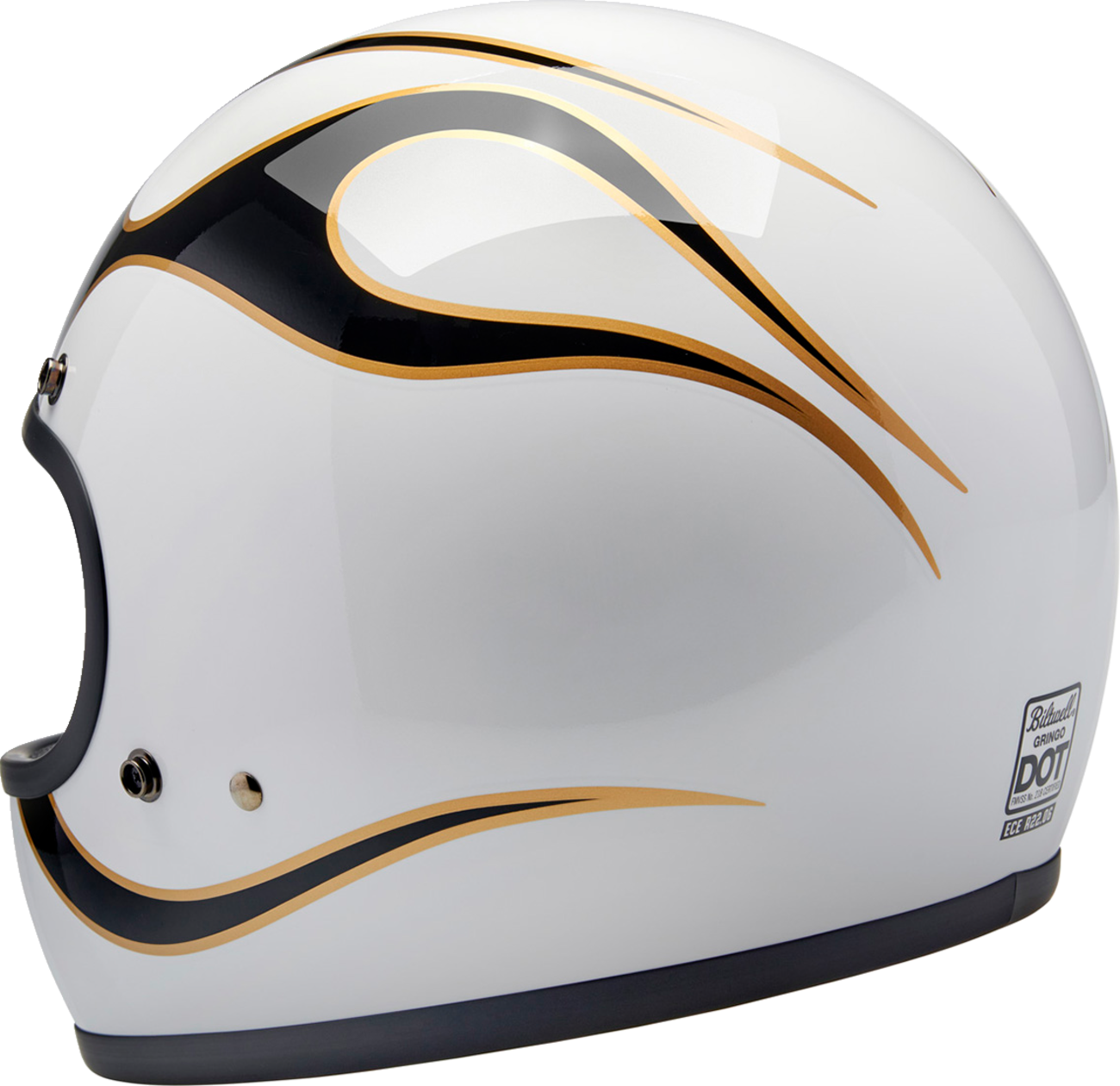 Biltwell Gringo ECE 22.06 Flames Helmet