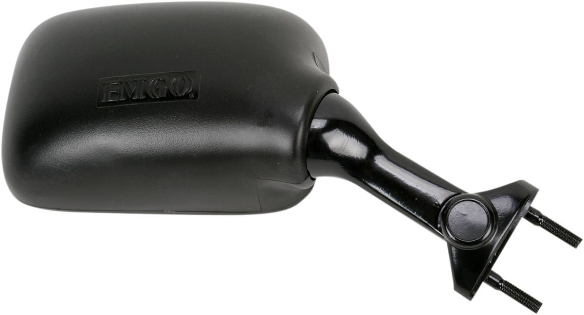 Emgo Mirror - Side View - Rectangle - Black - Right Kawasaki