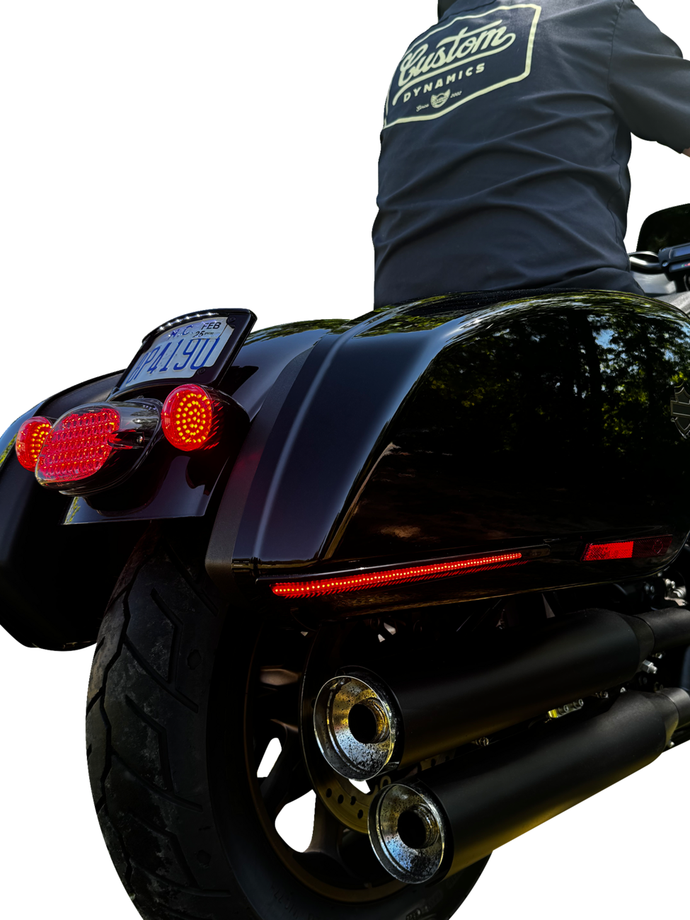 Custom dynamics Saddlebag Lights - LED - Smoke Lens 2022-2024 Harley Davidson FXLRST Low Rider ST 117 / 2018-2021 Harley Davidson FLSB Sport Glide 107 / 2022-2022 Harley Davidson FXRST Low Rider El Diablo 117