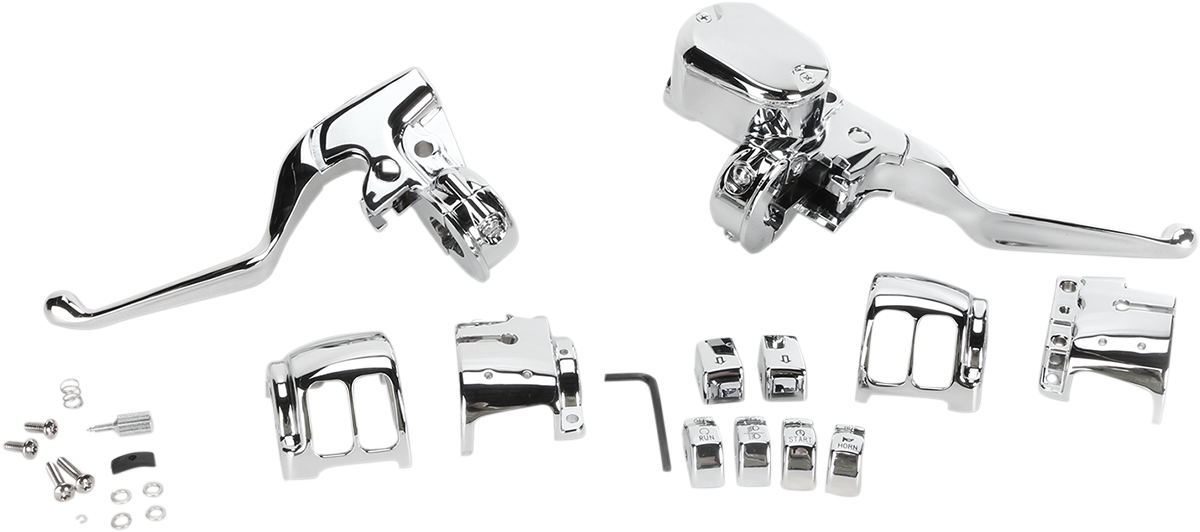 Drag specialties Handlebar Control Kit - Non-ABS Harley Davidson