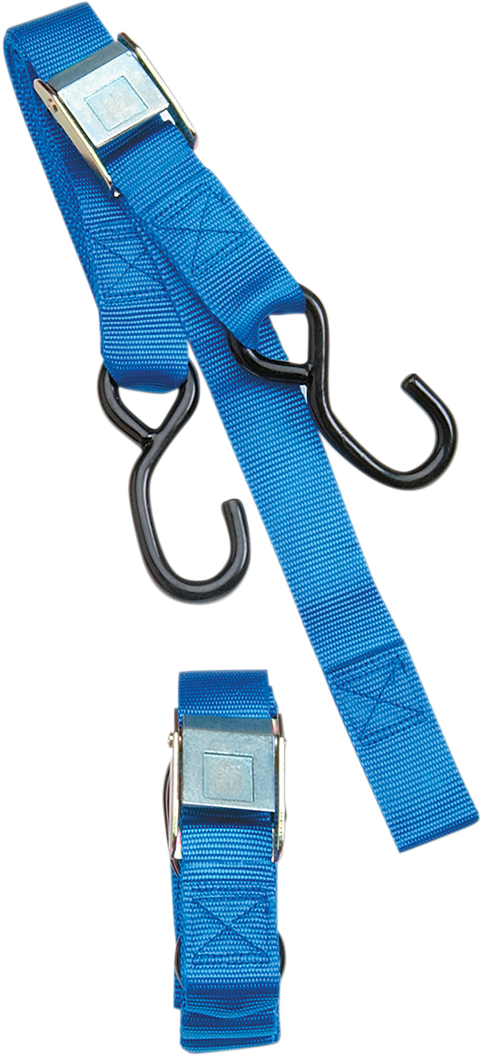 Parts unlimited 1" Heavy-Duty Cam Buckle Tie-Downs with Built-In Assist