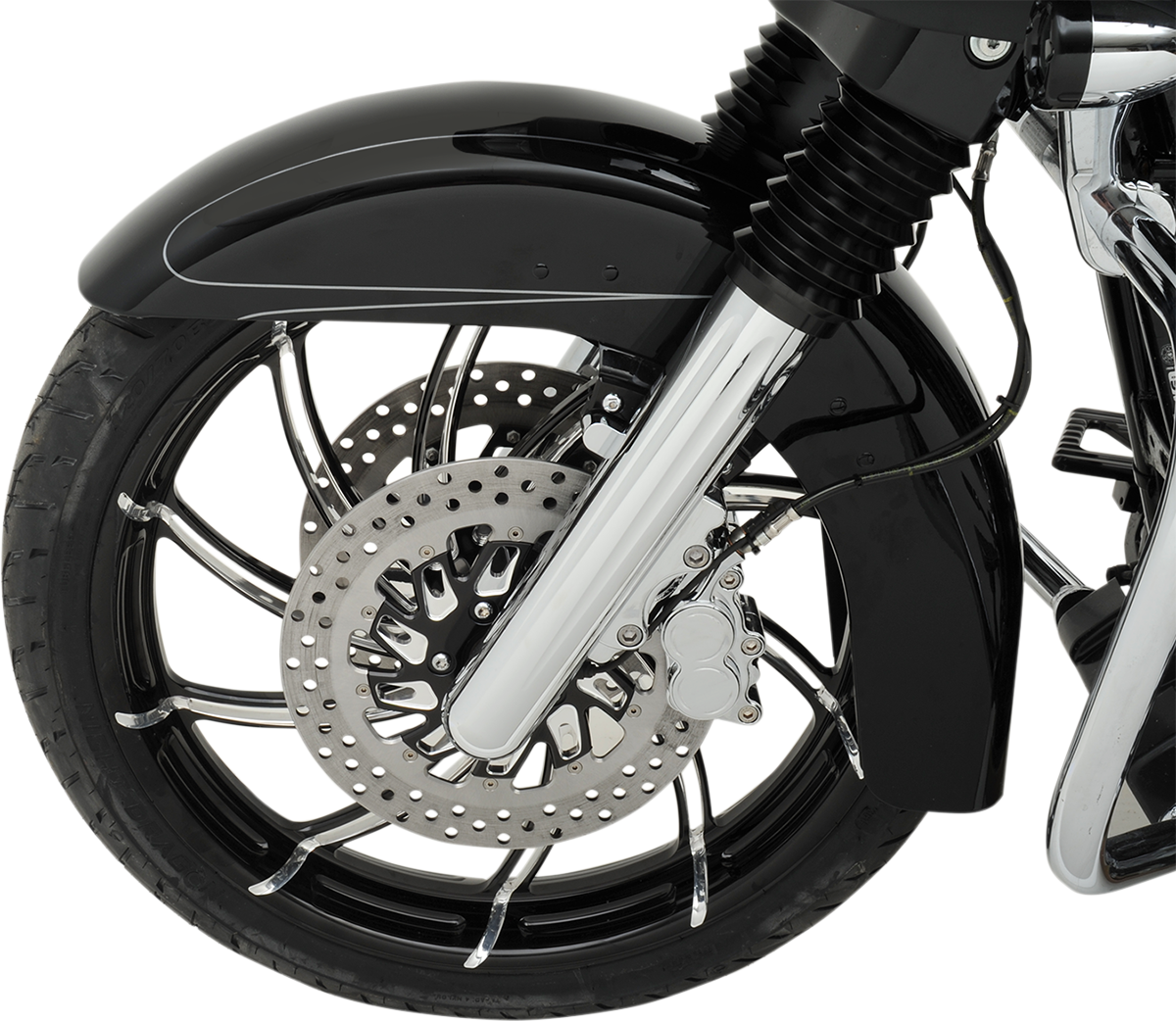 Performance Machine Supra 21 x 3.5 Front Wheel For Harley Touring 2014-2025