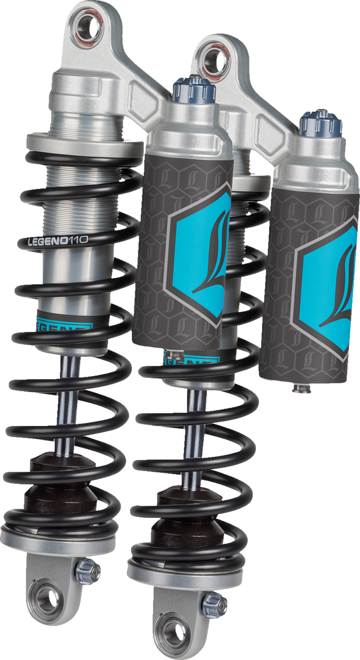 Legend Suspension REVO-ARC Piggyback Reservoir Shocks For Harley Dyna 1999-2017