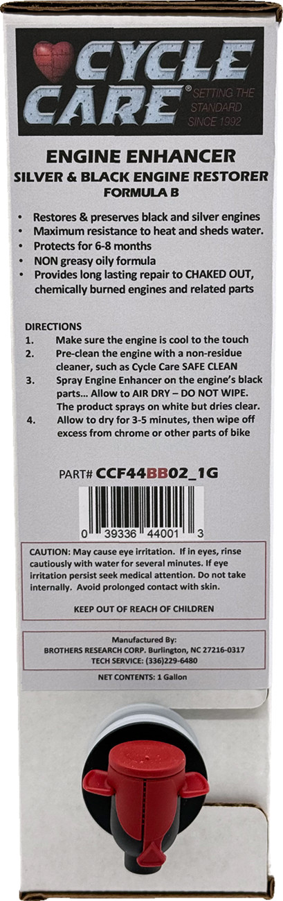 CYCLE CARE FORMULAS Formula B Black/Silver Engine Enhancer