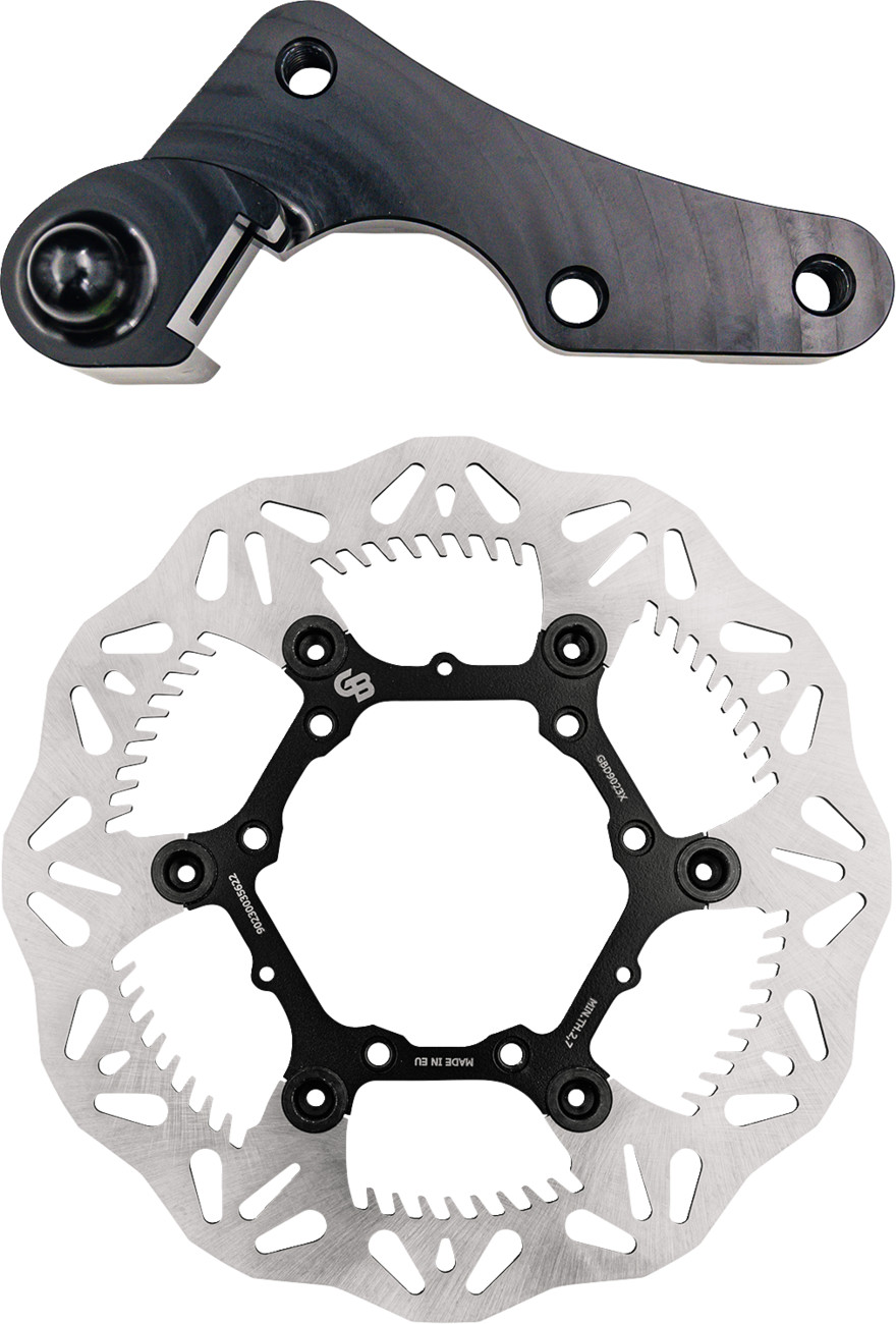 GBRAKES Wave® Brake Rotor Kit With Bracket