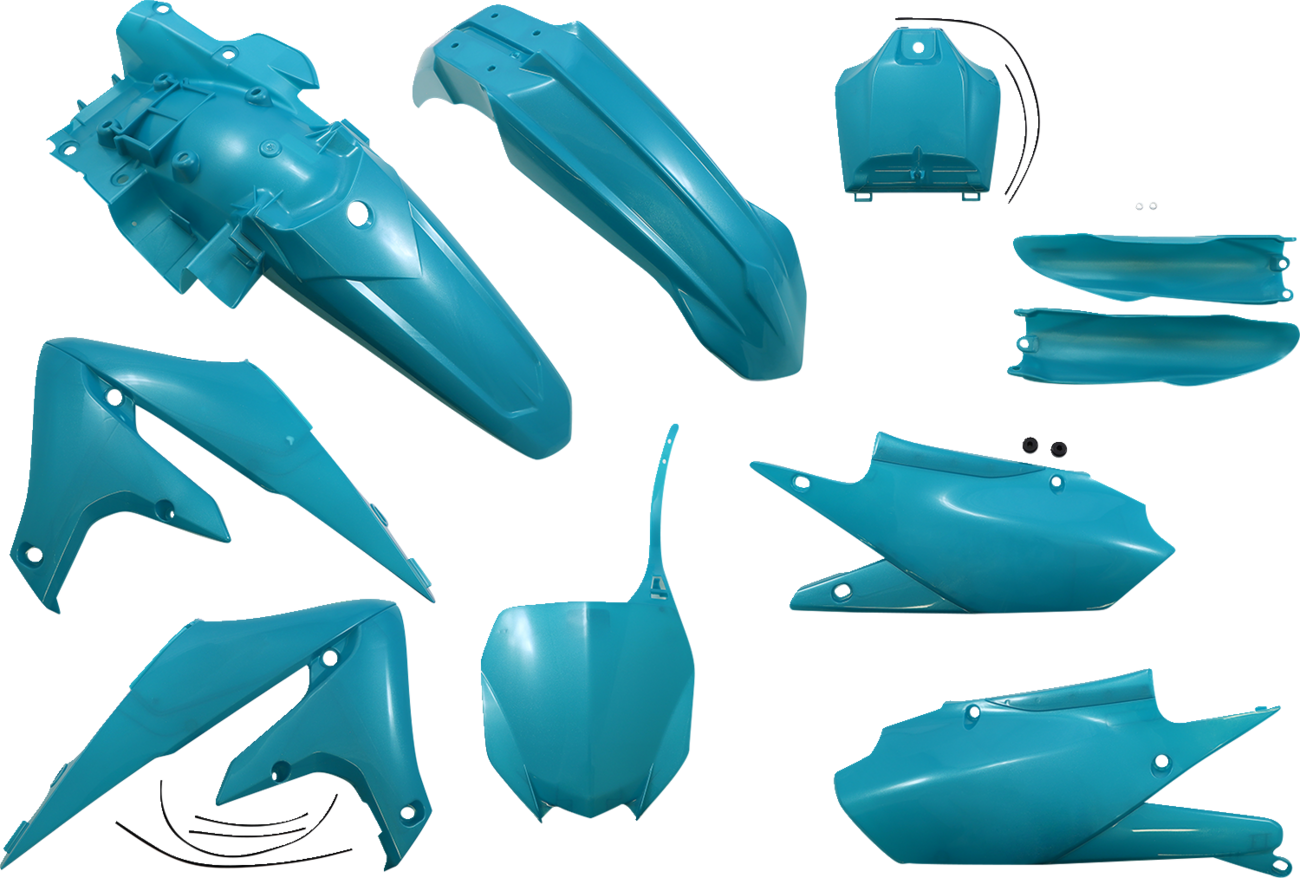 Acerbis Full Replacement Body Kit - '23 OEM Teal/Metallic Yamaha