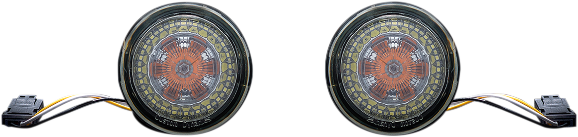 Custom Dynamics ProBEAM Dynamic Ringz LED Turn Signals For JAE Harley CVO 2016-2023