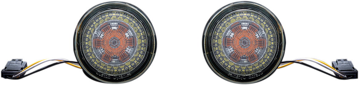 Custom Dynamics ProBEAM Dynamic Ringz LED Turn Signals For JAE Harley CVO 2016-2023