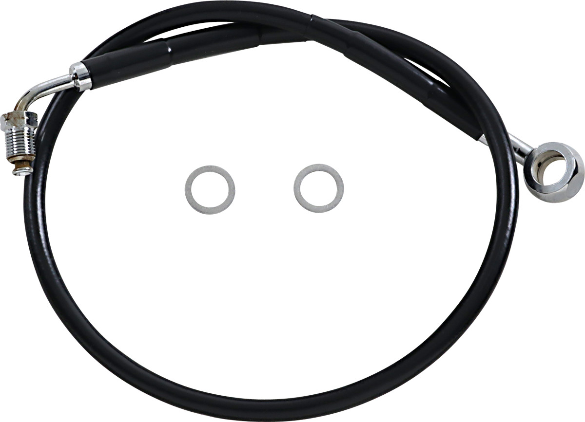 Drag Specialties Extended Upper Brake Line Kit For Harley ABS FXFB / FXLRS 2018-2024
