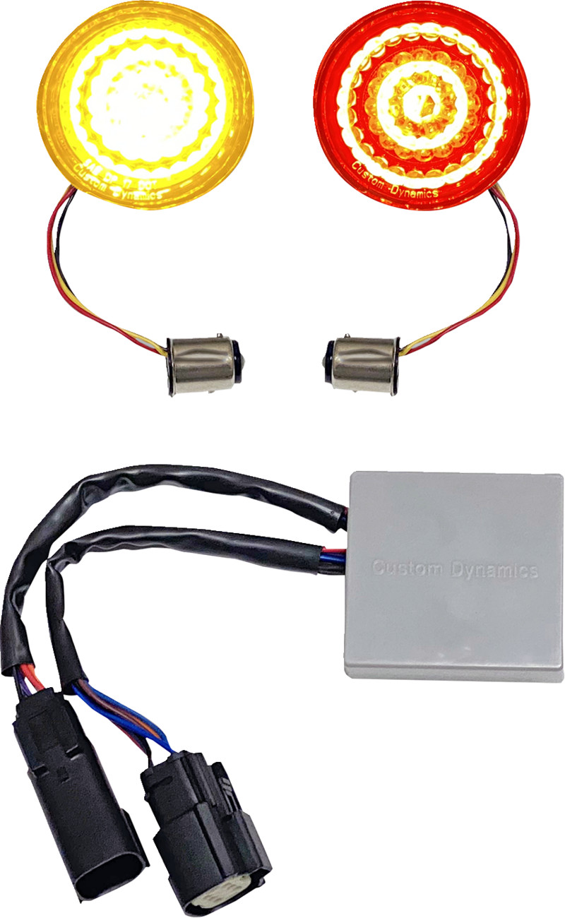 Custom Dynamics SMART Rear Turn Signal Kit For Harley Touring 2014-2025
