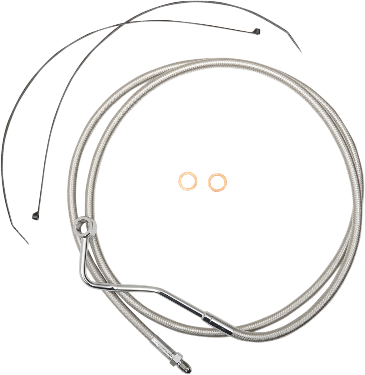 Magnum Designer Series Mid Brake Line Kit For Harley w/ABS 2014-2025