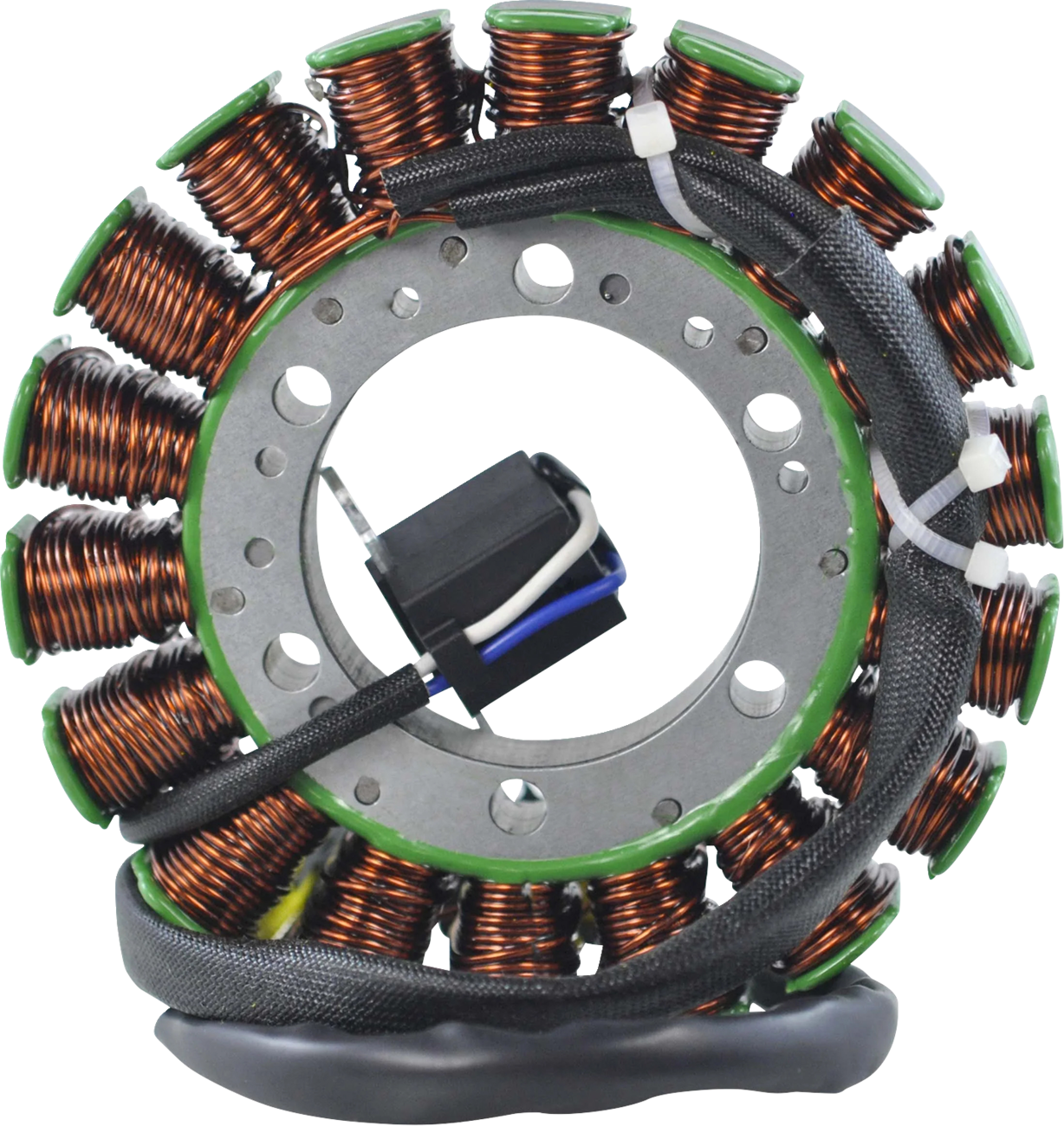 Rm stator Stator with Crankcase Cover Gasket - Suzuki
