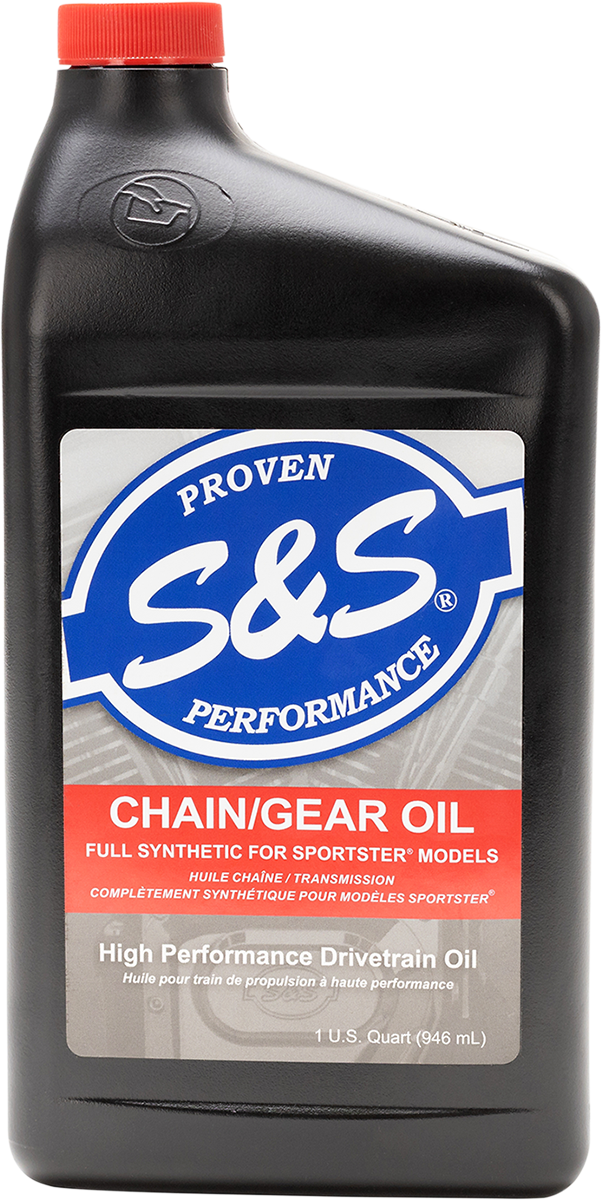 S&S CYCLE High Performance Full-Synthetic Sportster Chain/Gear Oil