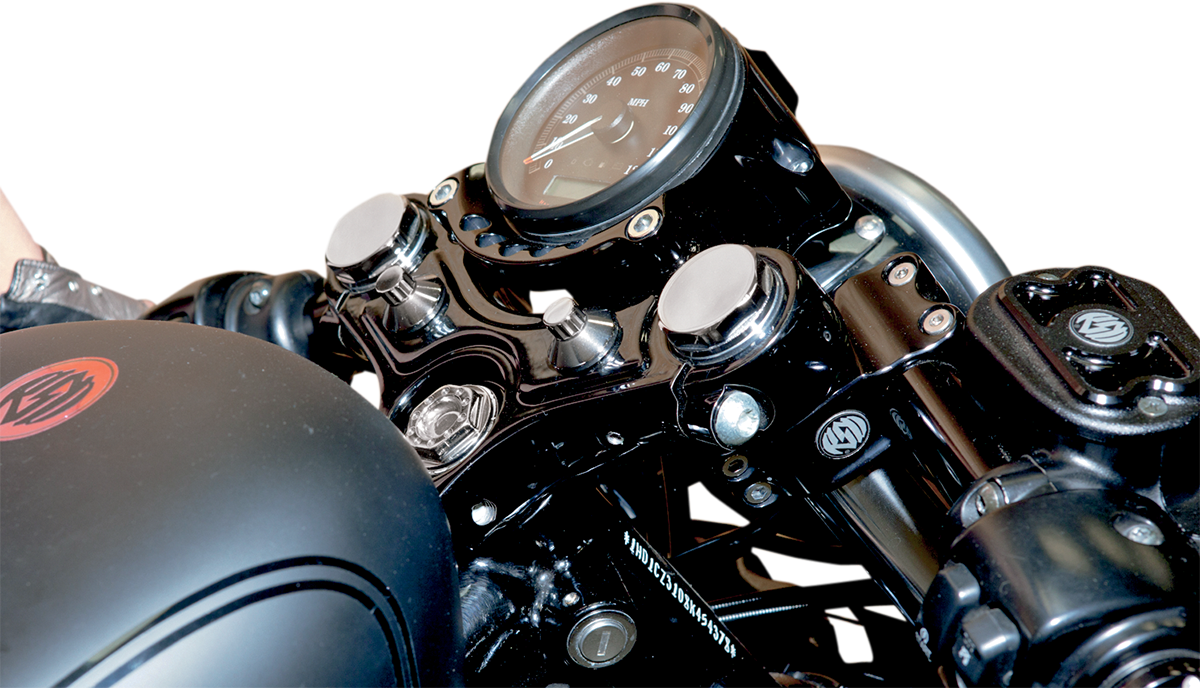 RSD Black Cafe Speeo Speedometer Mounting Bracket For 9519 Harley