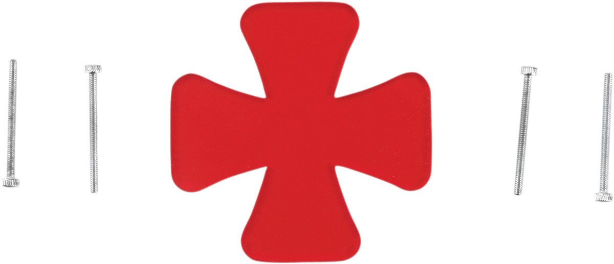 Drag Specialties Red Replacement Lens for Mini Maltese Cross Marker Light
