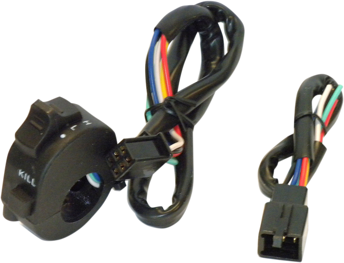 K&s technologies Universal Headlight Switch with Kill Switch - 6 Pin - 7/8" Handlebars