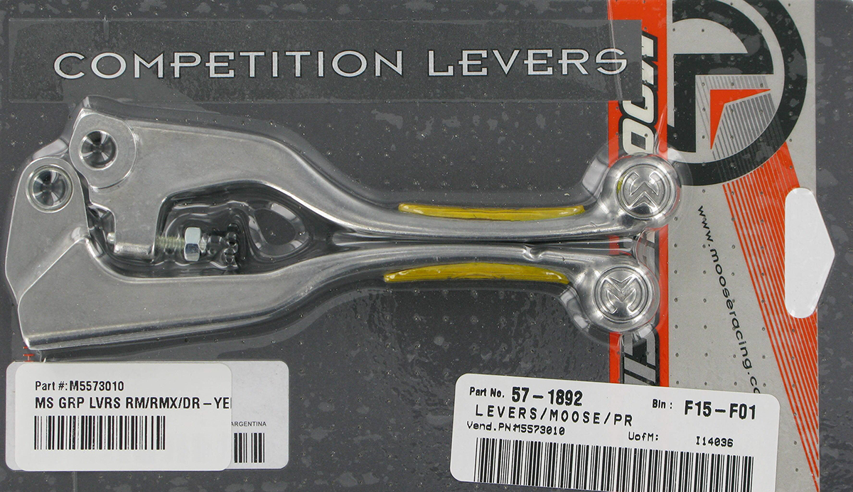Moose Racing Competition Lever Set Kawasaki / Suzuki 80cc-350cc 1982-2025