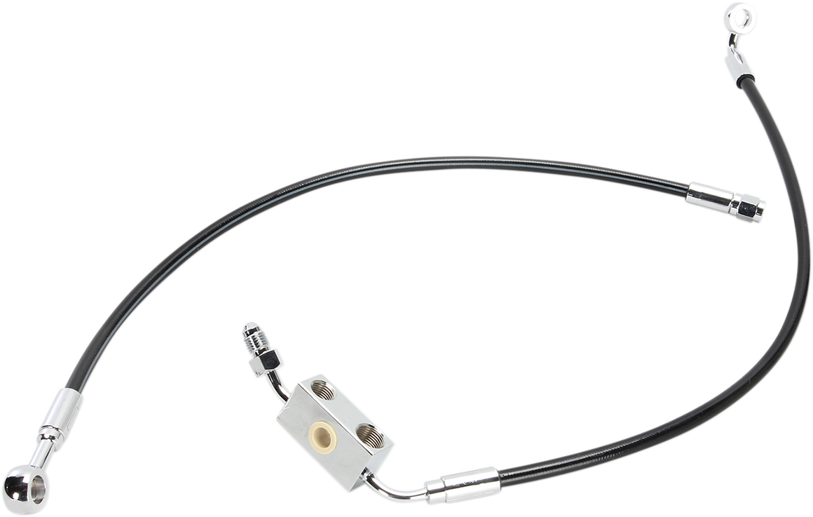 Magnum shielding Brake Line Kit - XR - Black Harley Davidson