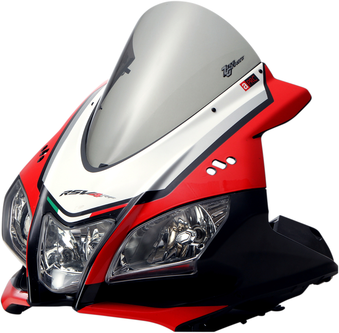Zero gravity Corsa Windscreen - Smoke - RSV4 2016-2018 Aprilia RSV4 RF / 2016-2020 Aprilia RSV4 RR / 2019-2019 Aprilia RSV4 1100 Factory