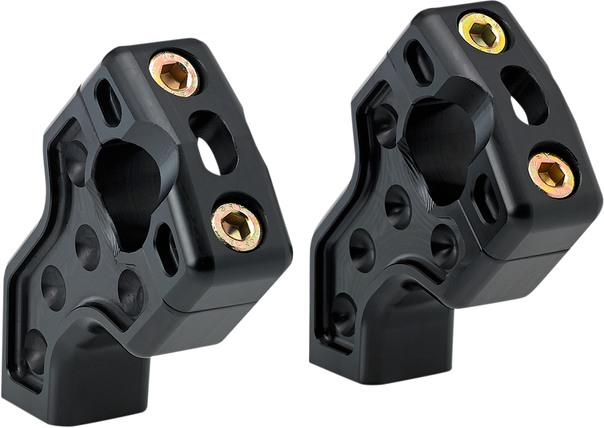 Joker Machine Dual Pullback Handlebar Risers For Harley