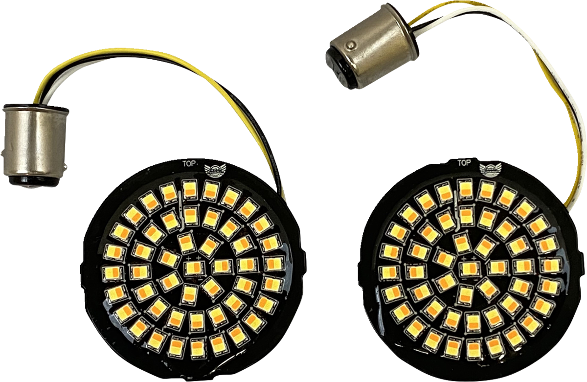 CUSTOM DYNAMICS Genesis® 4 Amber/White LED Turn Signal Inserts