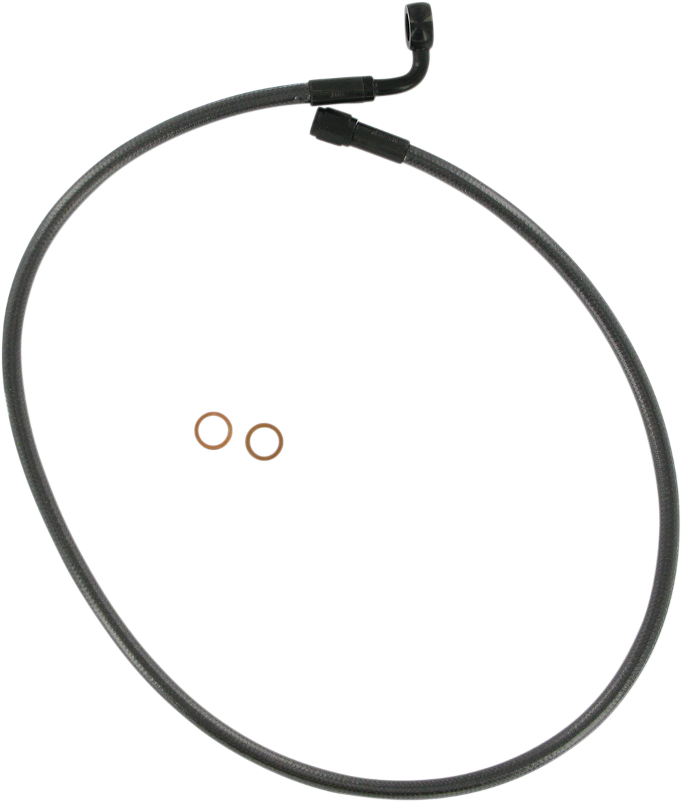 Alternate Length Designer Series Braided Non-ABS Front Upper Brake Line Kit