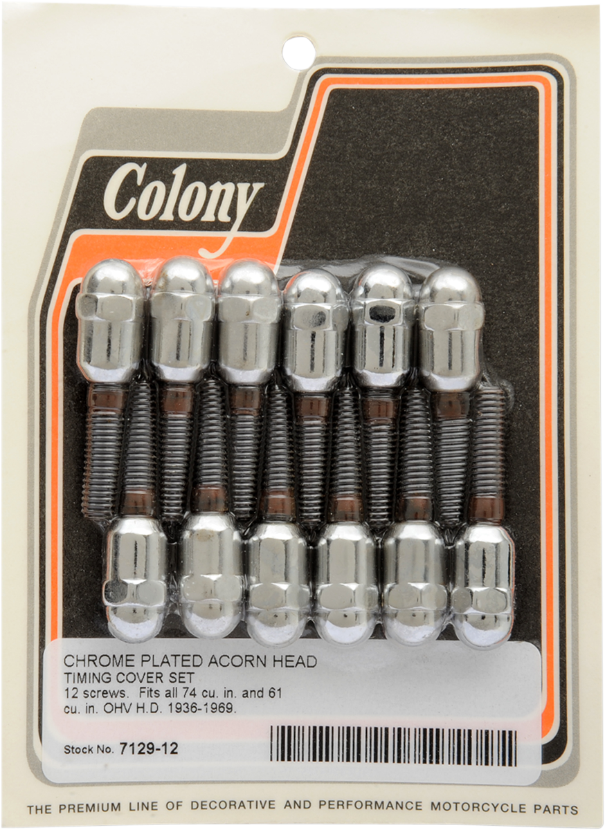 COLONY Cam Cover Acorn Screw Kit