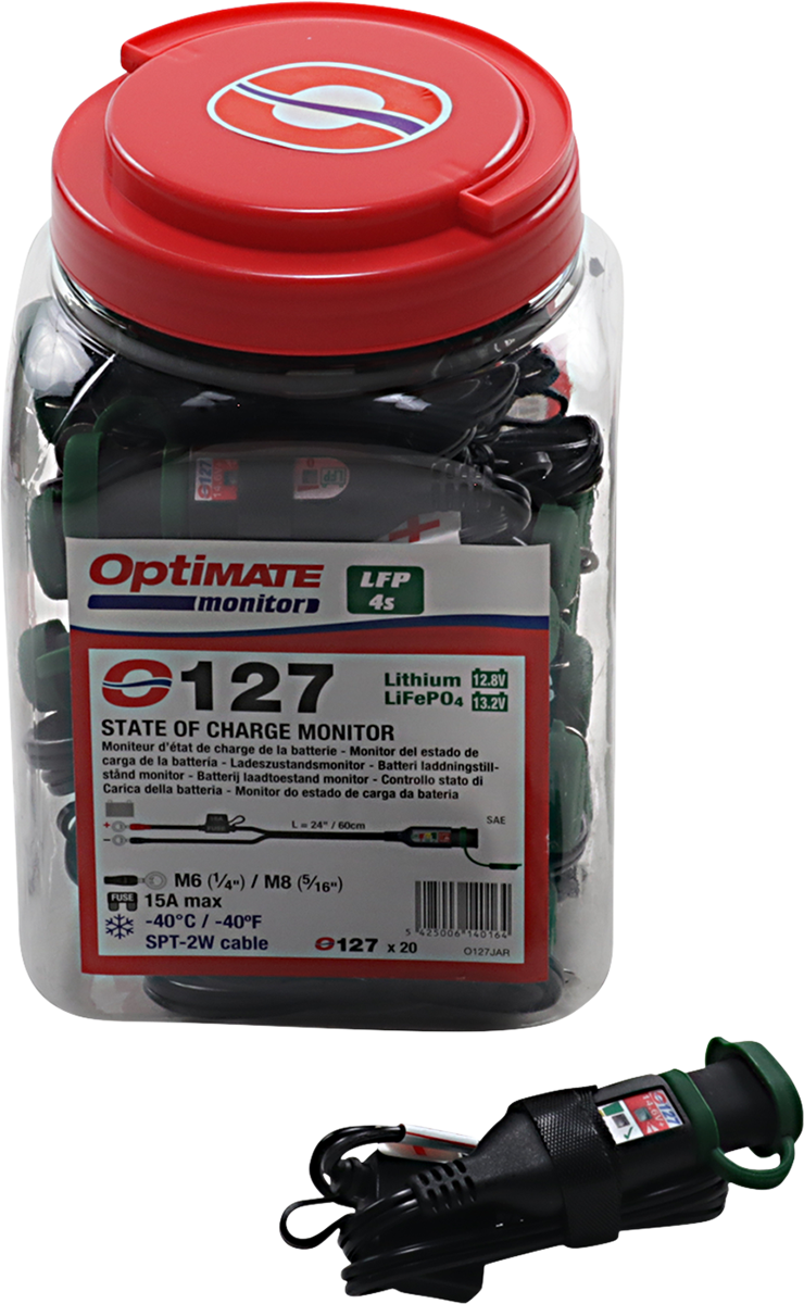 Optimate™ Lithium Battery Status/Charge System Monitor