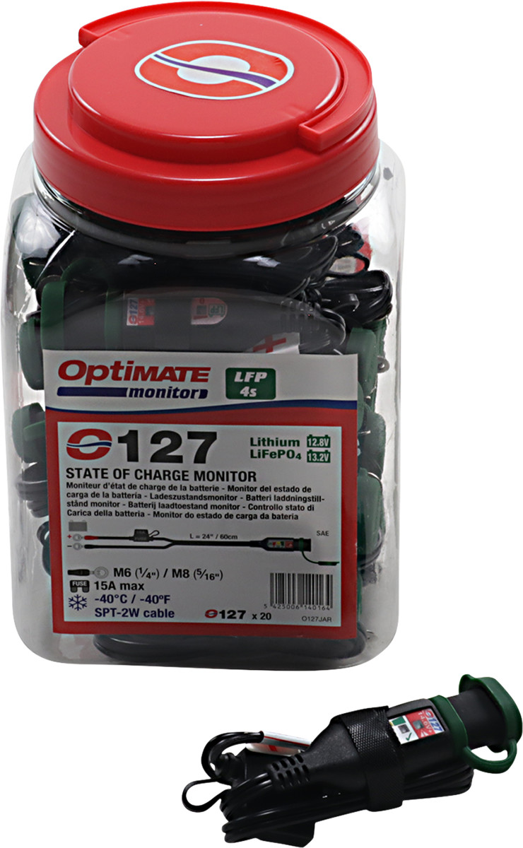 TECMATE Optimate™ Lithium Battery Status/Charge System Monitor