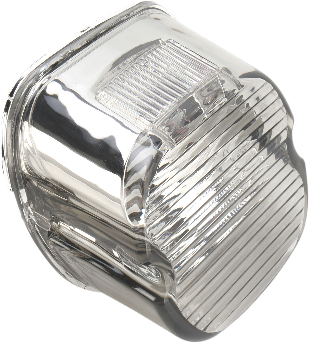 Drag Specialties Laydown Taillight Lens with Top Tag Window