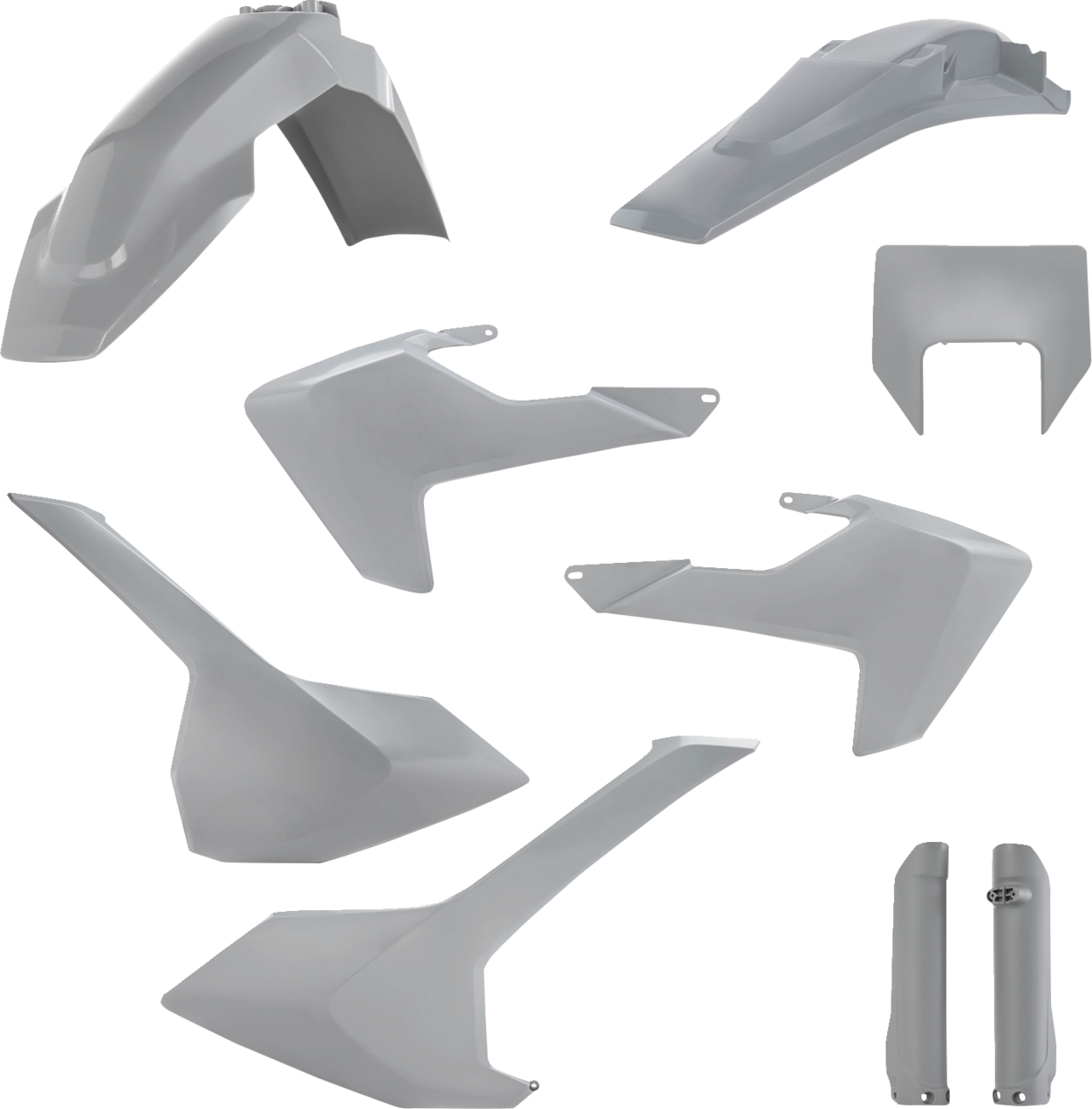 Acerbis Full Replacement Body Kit - Gray Husqvarna