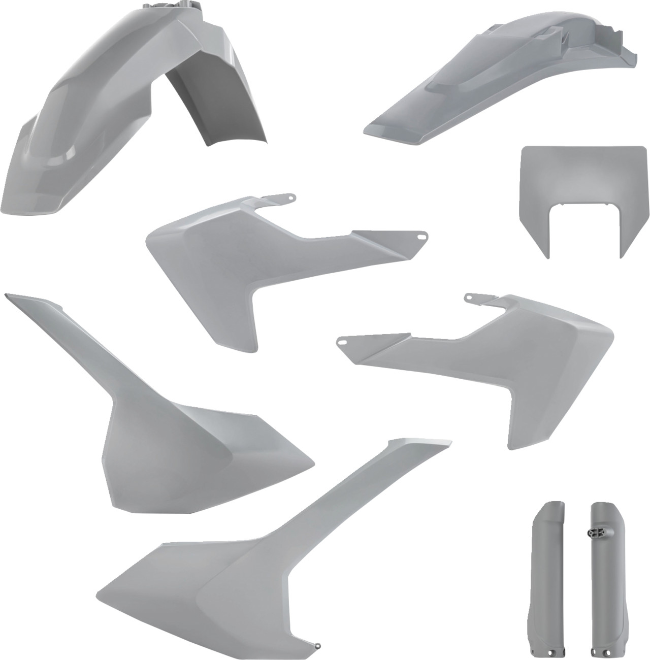 Acerbis Full Replacement Body Kit - Gray Husqvarna