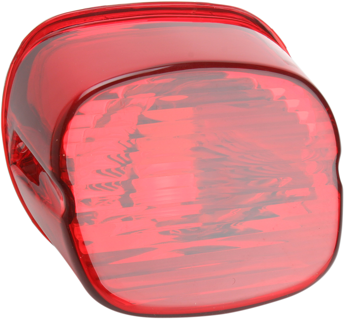 Drag specialties Laydown Taillight Lens - Red Harley Davidson