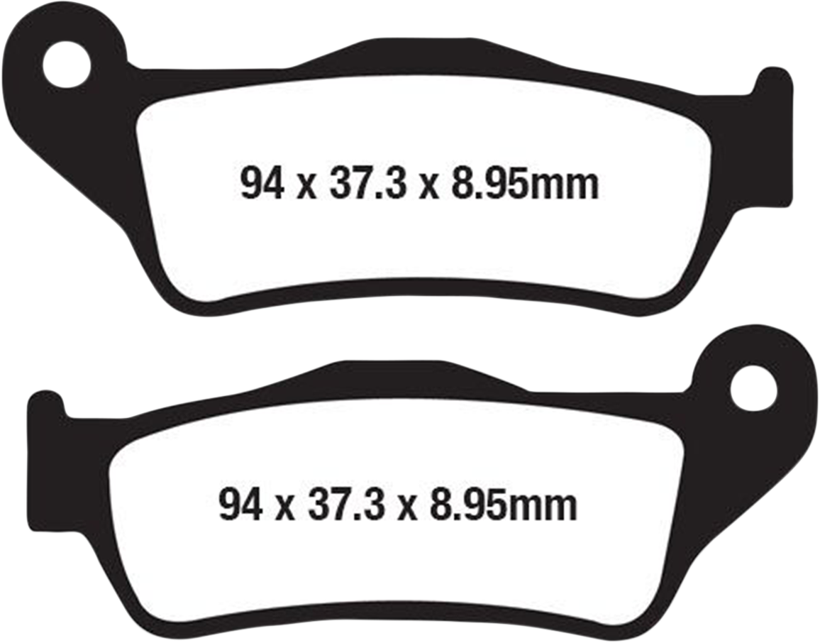 Ebc Organic Brake Pads 2015-2020 Harley Davidson XG750 Street 750 / 2017-2020 Harley Davidson XG750A Street Rod / 2014-2020 Harley Davidson XG500 Street 500
