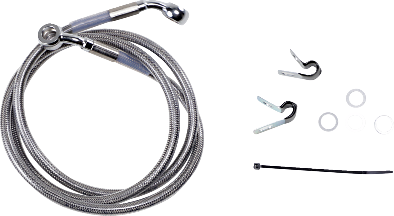 Drag specialties Brake Line - Front - +6" - Stainless Steel - XL 2016-2020 Harley Davidson XL1200CX Roadster