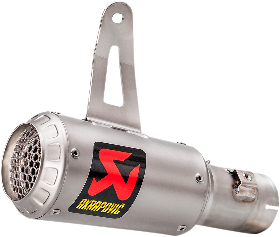 Akrapovic Exhaust (S-S10SO13-CUBT) 2017-2021 Suzuki GSXR1000 Slip-On System - Titanium Muffler