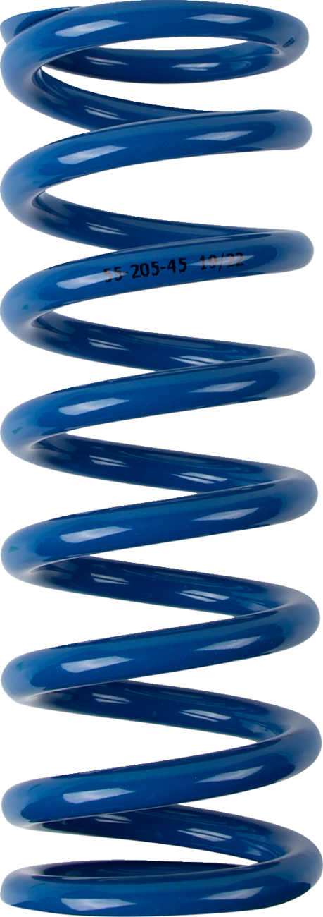 Moose offroad Shock Spring - 55 mm OD - 45 n/mm - Blue 2018-2025 Yamaha YZ65