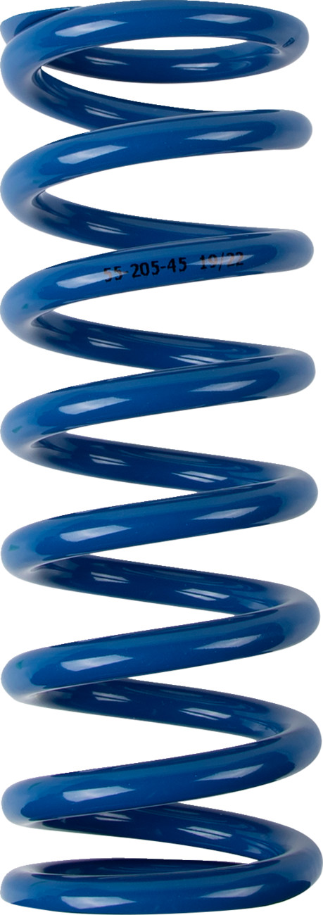 Moose offroad Shock Spring - 55 mm OD - 45 n/mm - Blue 2018-2025 Yamaha YZ65