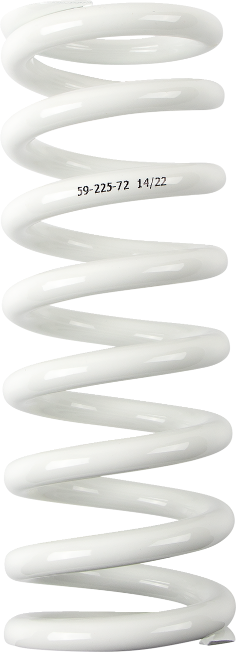 Moose offroad Shock Spring - 59 mm OD - 72 n/mm - White KTM