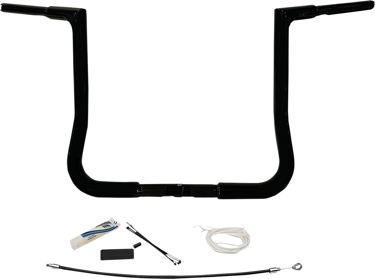 FAT BAGGERS INC. 1-1/4" EZ Install Flat Top Handlebar Kit