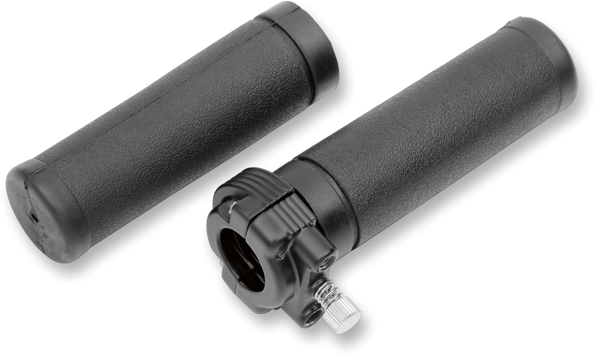 Drag specialties Throttle Assembly - Dual Cable - Black Harley Davidson