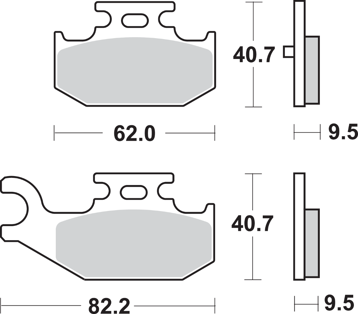 SI Offroad Sintered Brake Pads