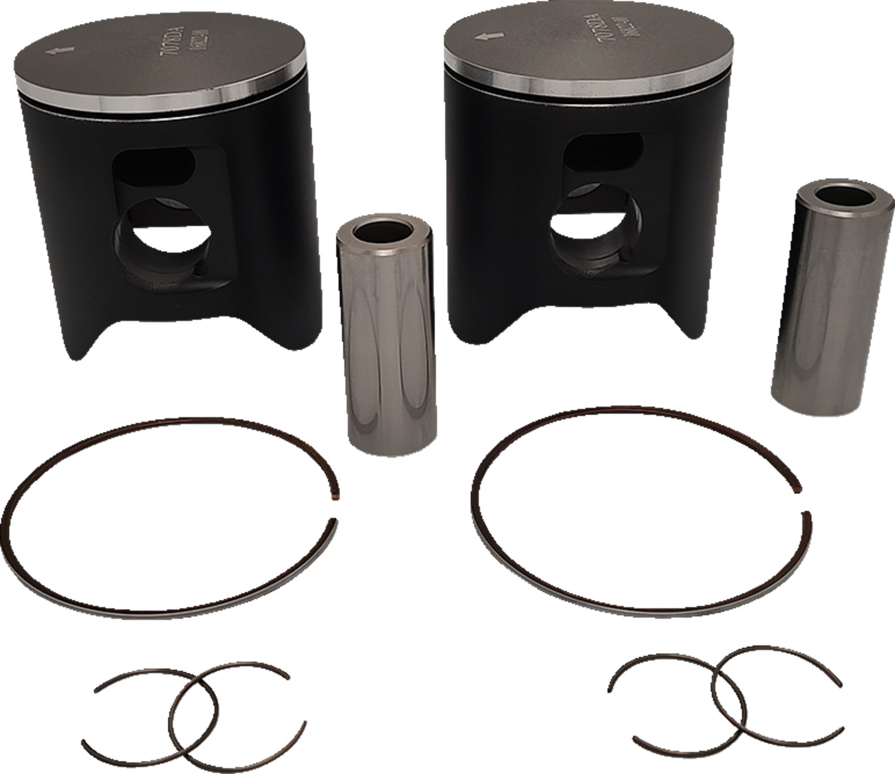 WOSSNER Piston Kit Anodized 2 Stroke