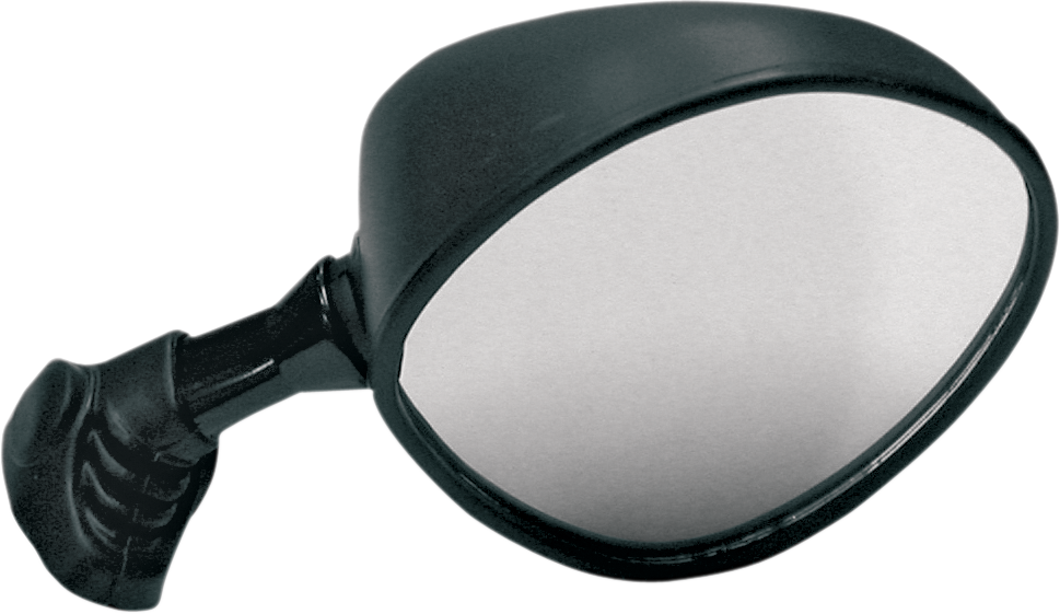 Kimpex Mirror - Side View - Panel Mount - Round - Black Arctic Cat/Polaris/John Deere/Kawasaki/Yamaha/Suzuki