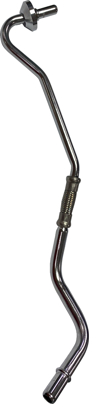 Drag Specialties Chrome Oil Line